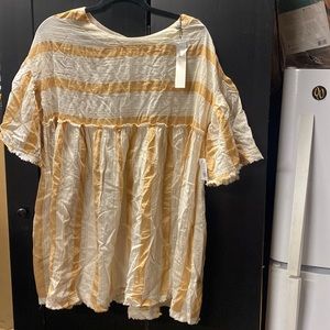 Oversize baby doll dress